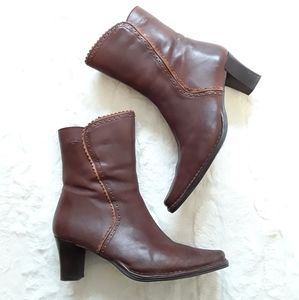 PIKOLINOS Ankle Boots—Womens 38 (US 7.5–8)—Brown